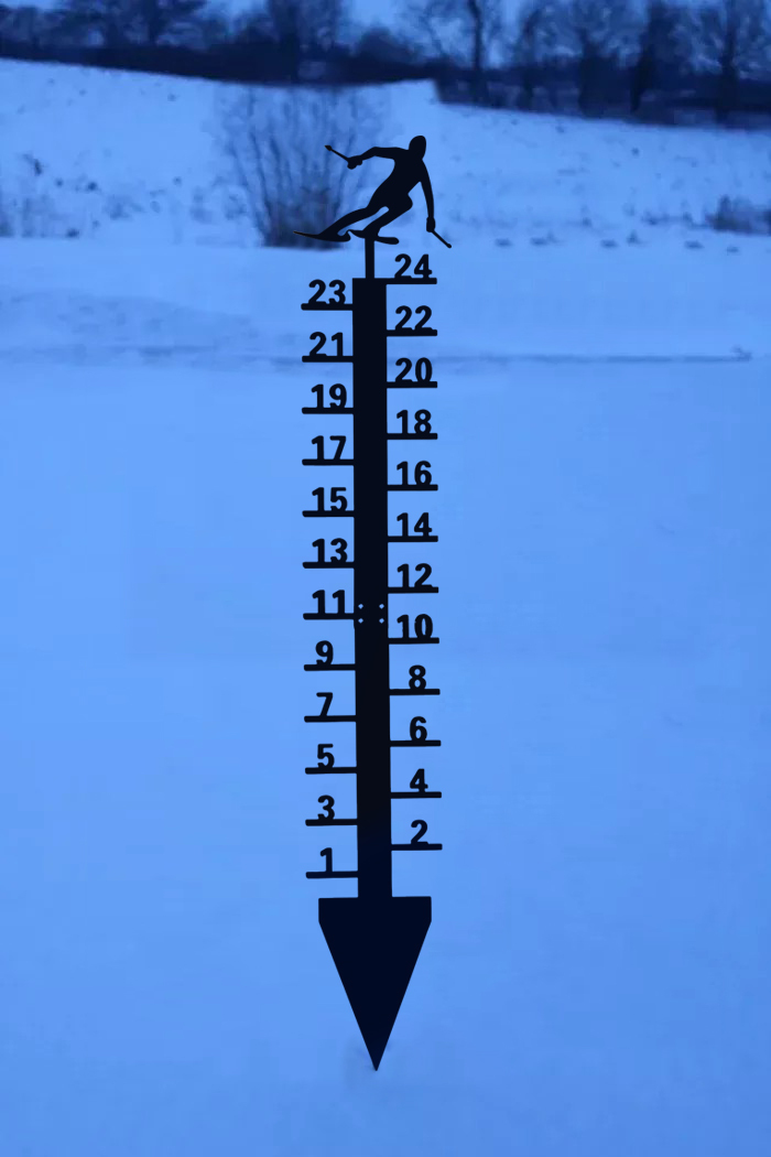 (🌲Christmas Pre Sale- SAVE 48% OFF)Iron Art Snow Gauge-Buy 2 Get Free Shipping