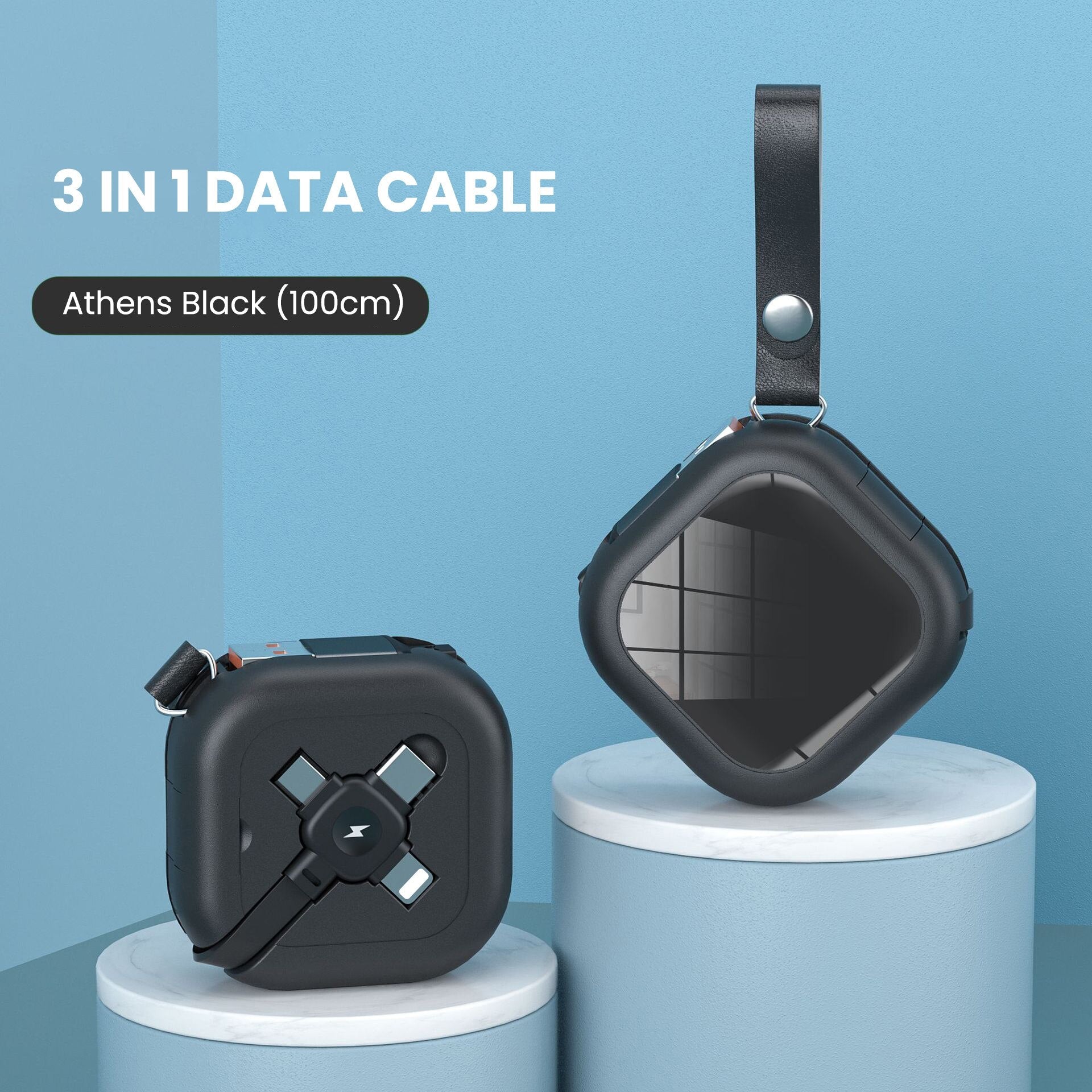 3-in-1 Retractable Charging Cable