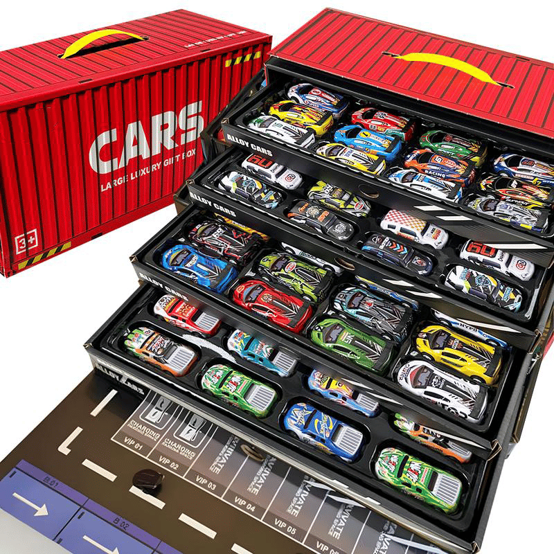 🎄TikTok Christmas Sale - 70% OFF🎄48 PCS Race Cars collection toy for boy and girls -🚚Buy 2 Free Shipping