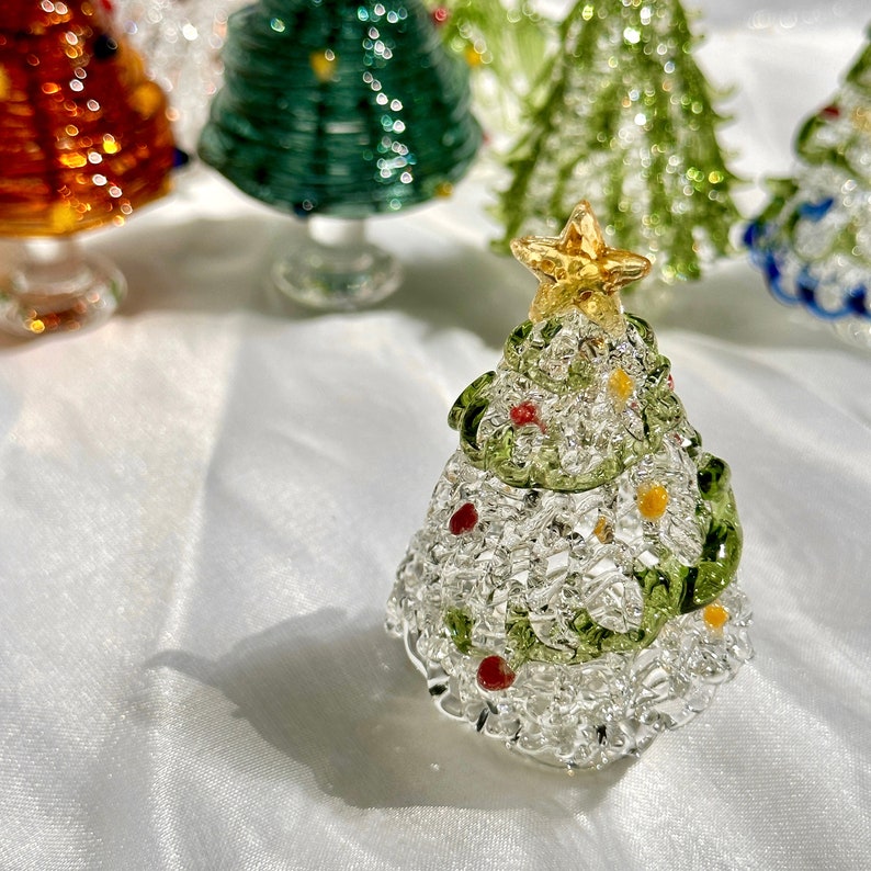 (🌲EARLY CHRISTMAS SALE - 49% OFF) Handmade Glass Christmas Tree Statue