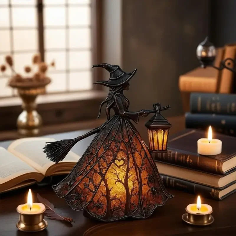 💥LAST DAY SALE 50% OFF🧙🏻‍♀️Dark Night Witch Lamp🖤BUY 2 FREE SHIPPING