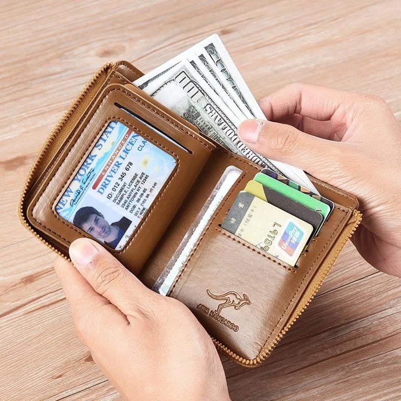 🔥HOT SALE-49% OFF🔥Men Wallet Zipper Purse ( RFID PROTECTED )💥