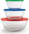 Pyrex Glass, 3-Piece, 3 PC Mixing Bowl Set