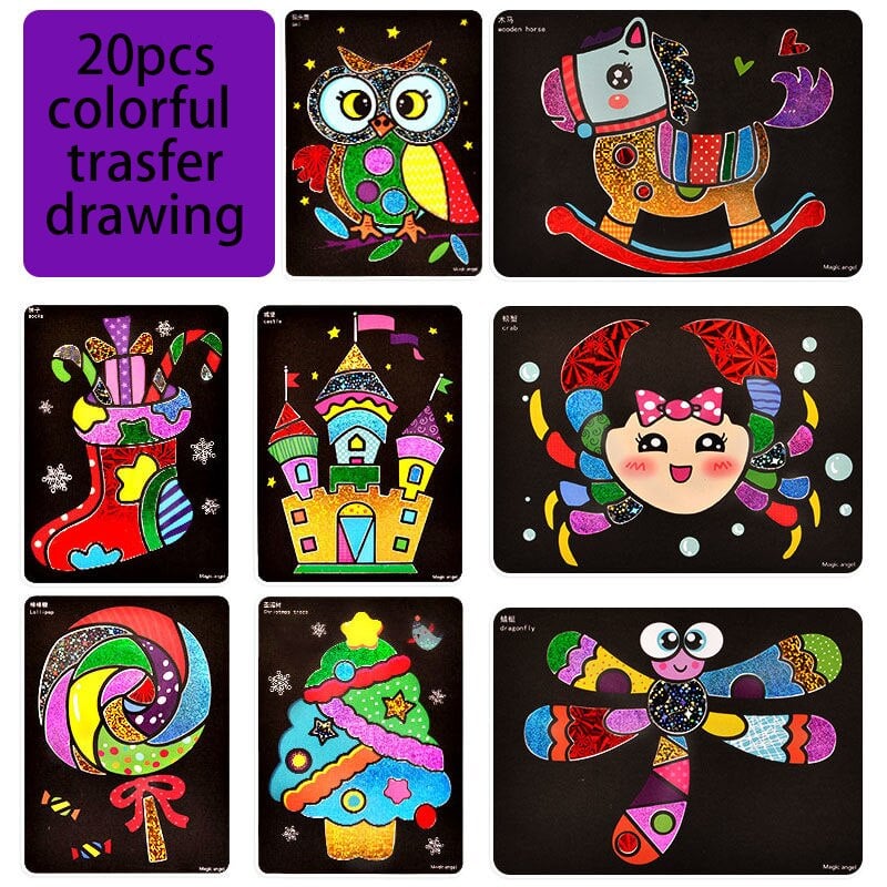 🔥Last Day Promotion 70% Off🔥 - Children's early education cartoon magic transfer paper