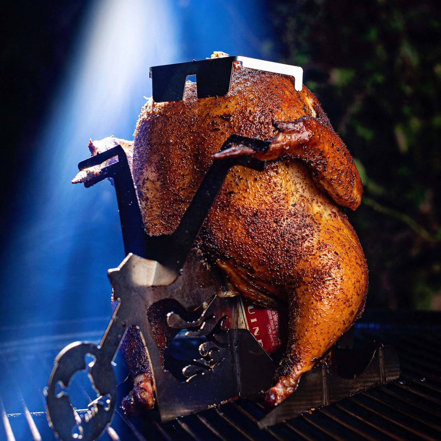 Portable Chicken Stand Beer - American Motorcycle BBQ🐔