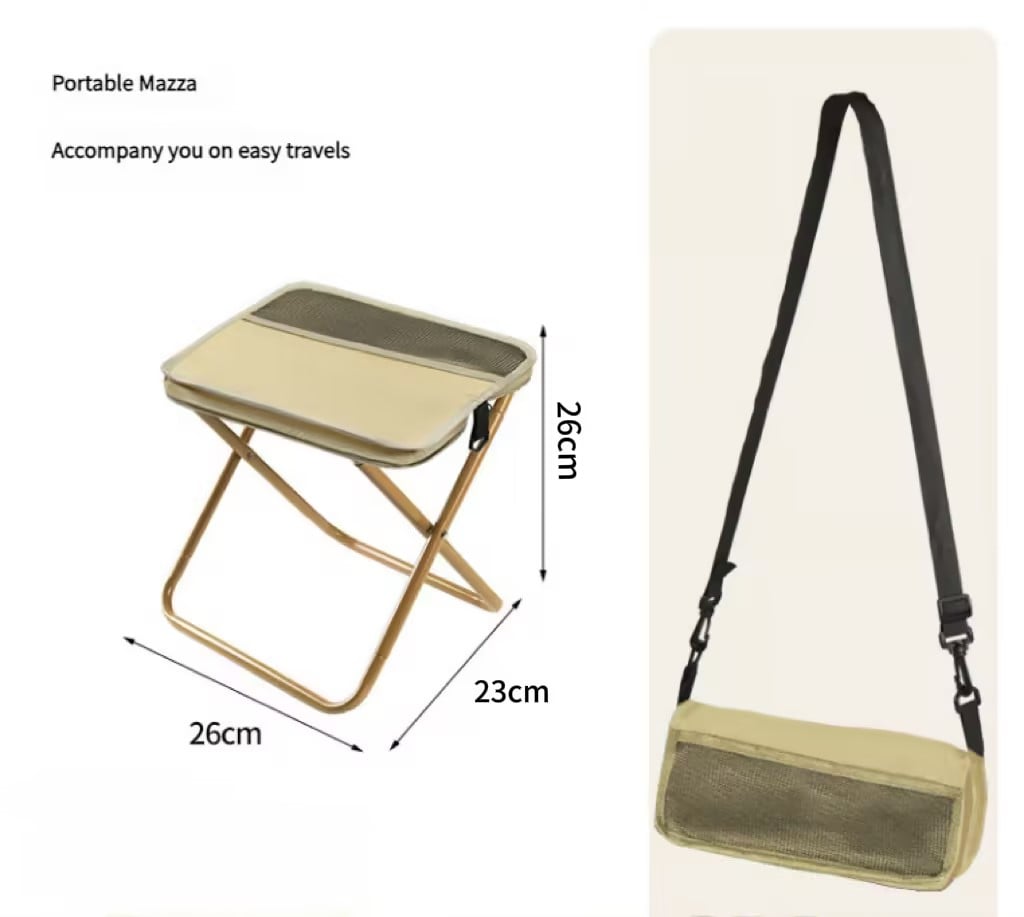 💥LAST DAY SALE 50% OFF💥Foldable Stool with Carrying Bag⚡BUY 2 FREE SHIPPING