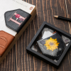 𝐈𝐃𝐎𝐋𝐈𝐙𝐄𝐈𝐍𝐋𝐀𝐘® Sunflower Embroidery Magnetic Leather Bookmark | Handcraft Gift