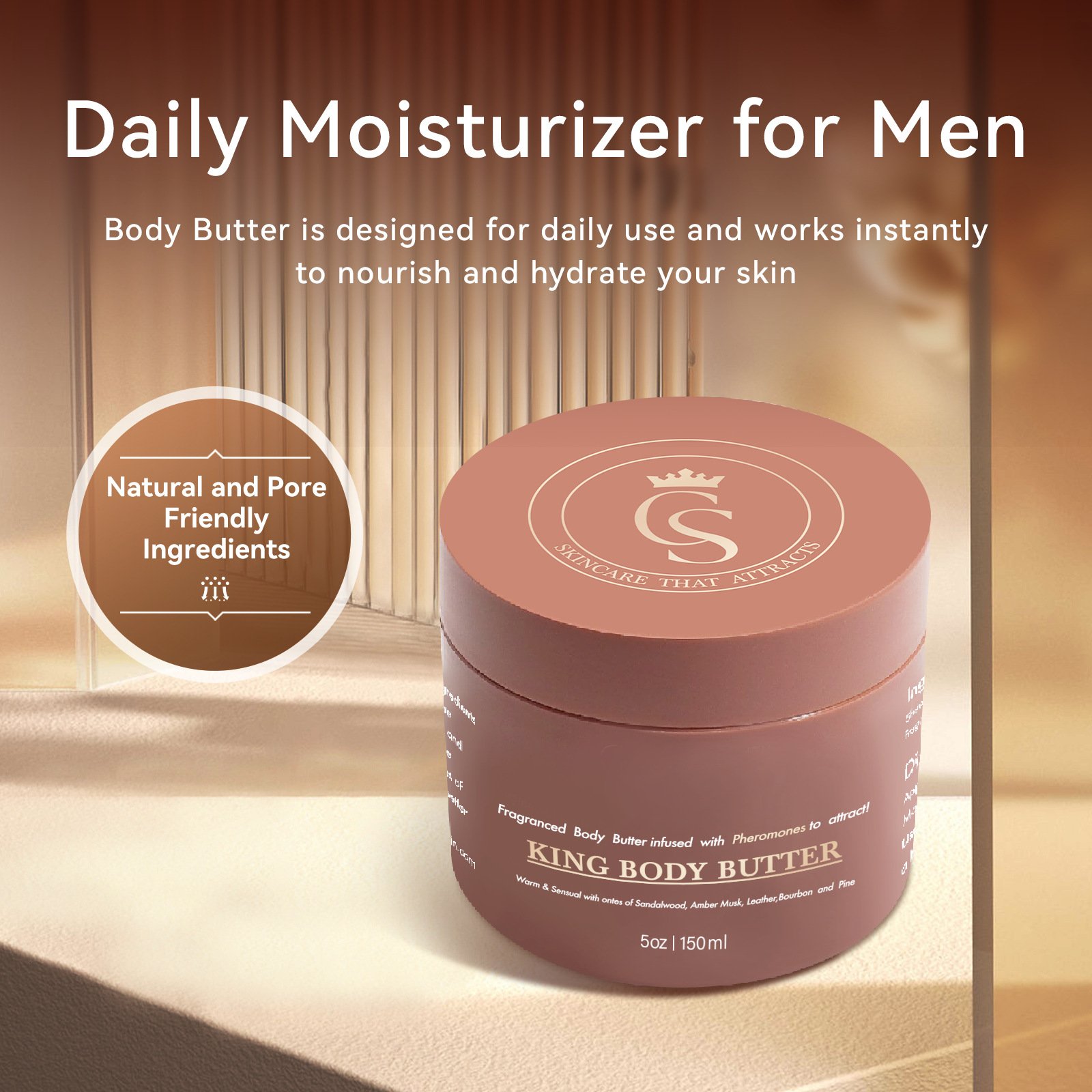 🔥King Cologned Body Butter | Warm and Sensual Scent