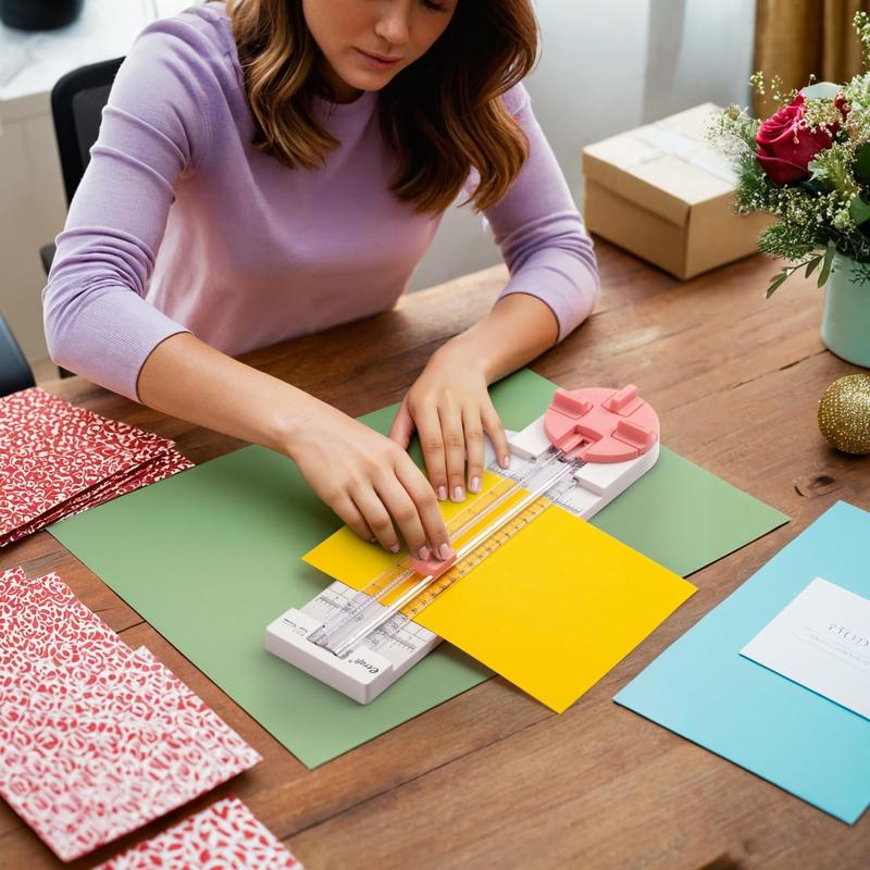⏰LAST DAY SALE 50% OFF💥4-in-1 Paper Trimmer Multi-Function Scrapbooking Tool