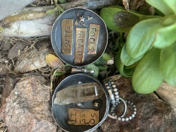 ✨100% Handmade 925 Silver Triple Moon & Tree of Life Locket