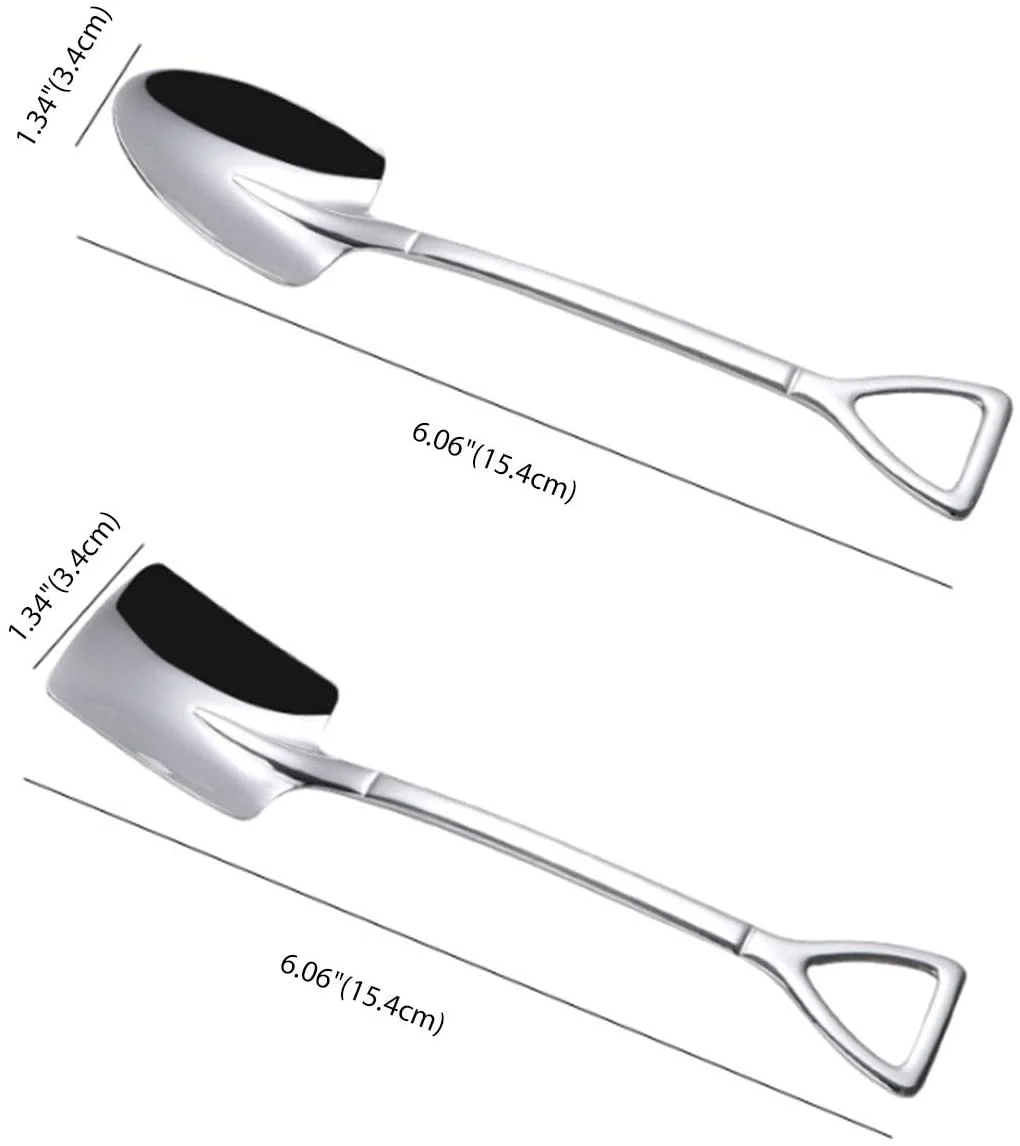 (🔥Last Day Promotion- SAVE 48% OFF) 2 Pcs Stainless Steel Shovel Spoon