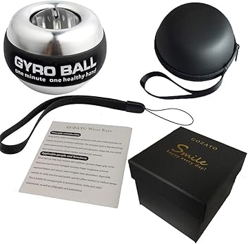 💪Auto Start Wrist Gyro Ball, Wrist and Arm Exercise Trainer with LED Lights