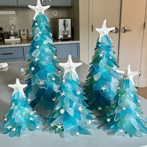 🎄Last Day Discount-75%OFF🔥2023 Sea Glass Christmas Tree-Buy 2 Free Shipping