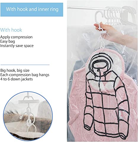 MOTHER'S DAY SALE-48% OFF🌸Hanging Vacuum Storage Bags 🔥 Buy 6 Get Extra 20% OFF & Free Shipping