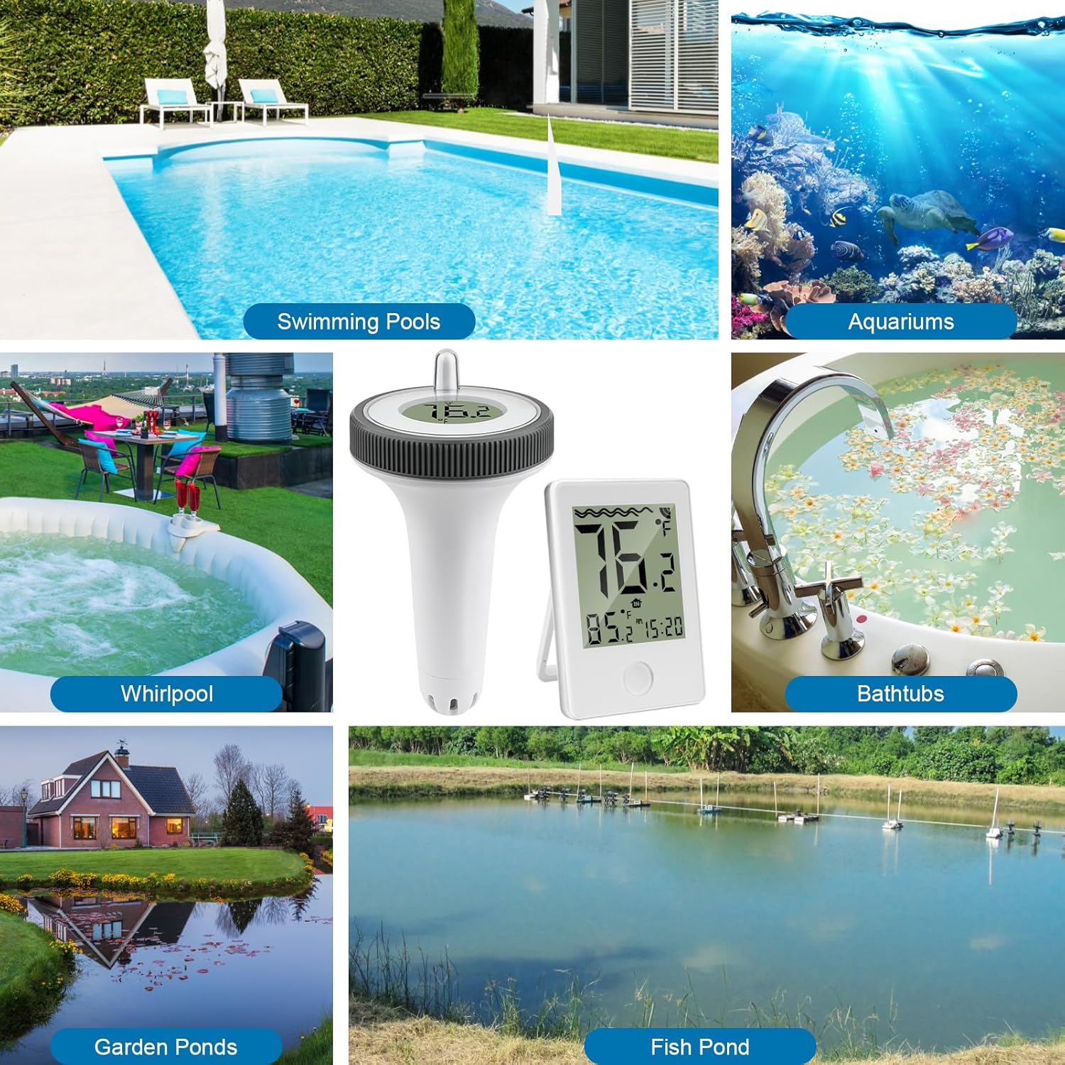 🔥Last Day Promotion 70% OFF💥🏊Pool Thermometer🌡️(Fahrenheit Celsius switchable)
