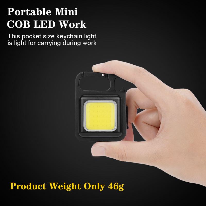 (🌲Early Christmas Sale- SAVE 48% OFF)Cob Keychain Work Light--buy 5 get 3 free & free shipping（8pcs）