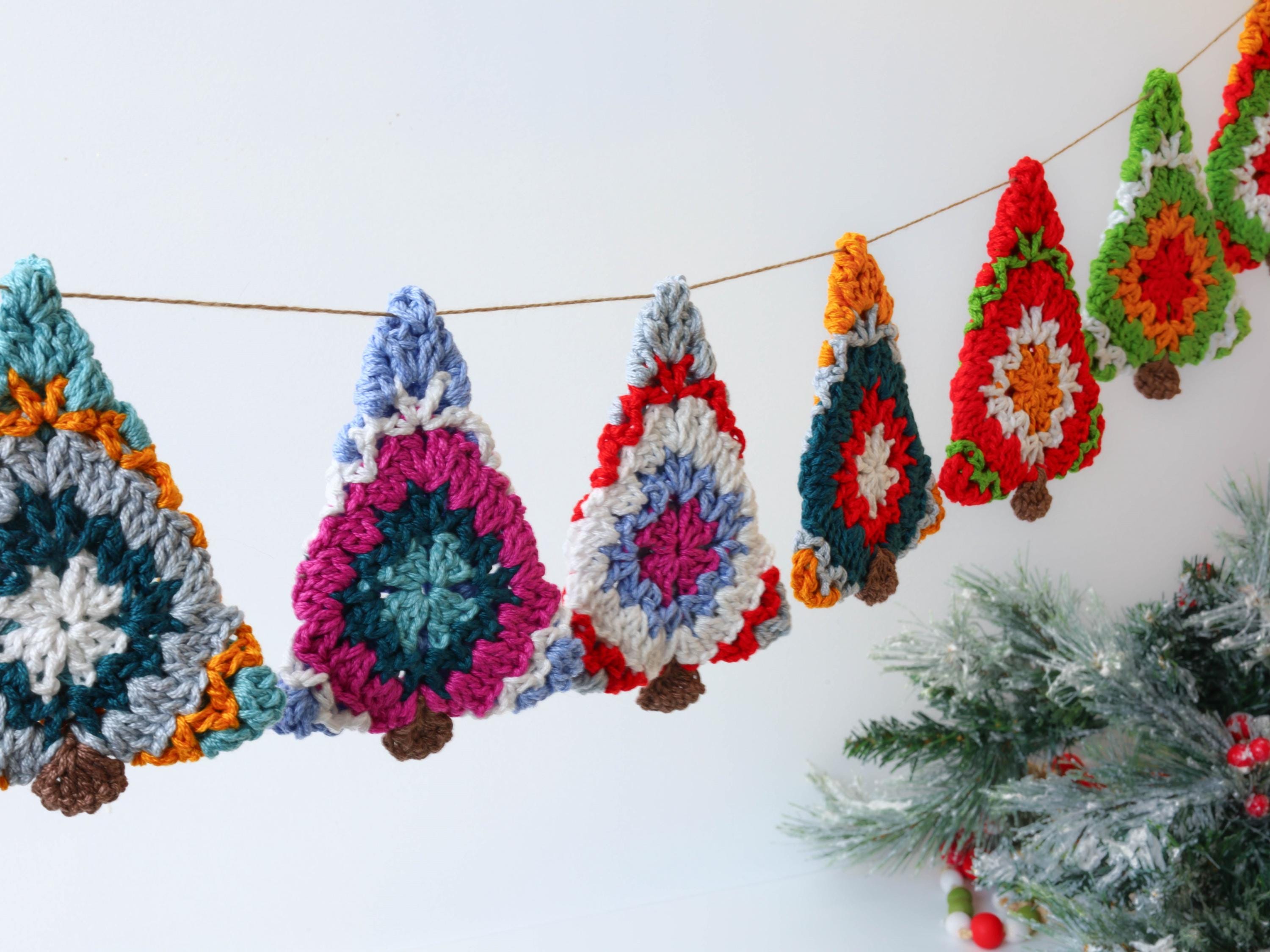 🎄Crochet Pattern- 🧶30 minutes JOLLY Christmas Tree Crochet Ornament