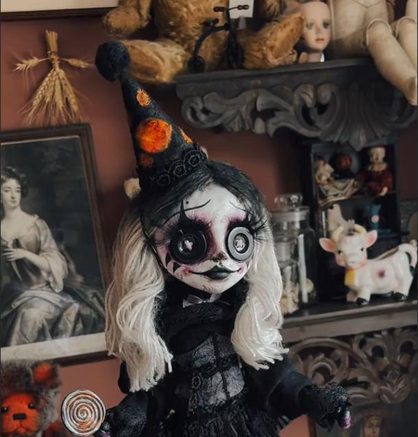 🎃Caroline Doll-One of a Kind 🖤