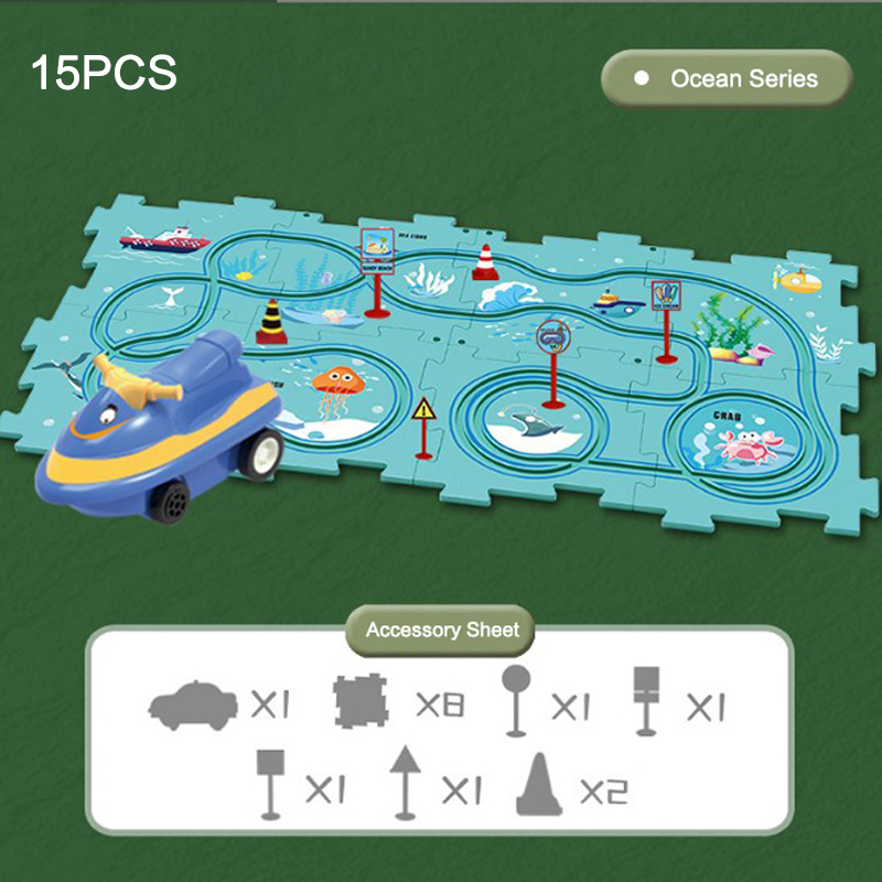 Stocking Stuffer🎅Rail Car Puzzle Track