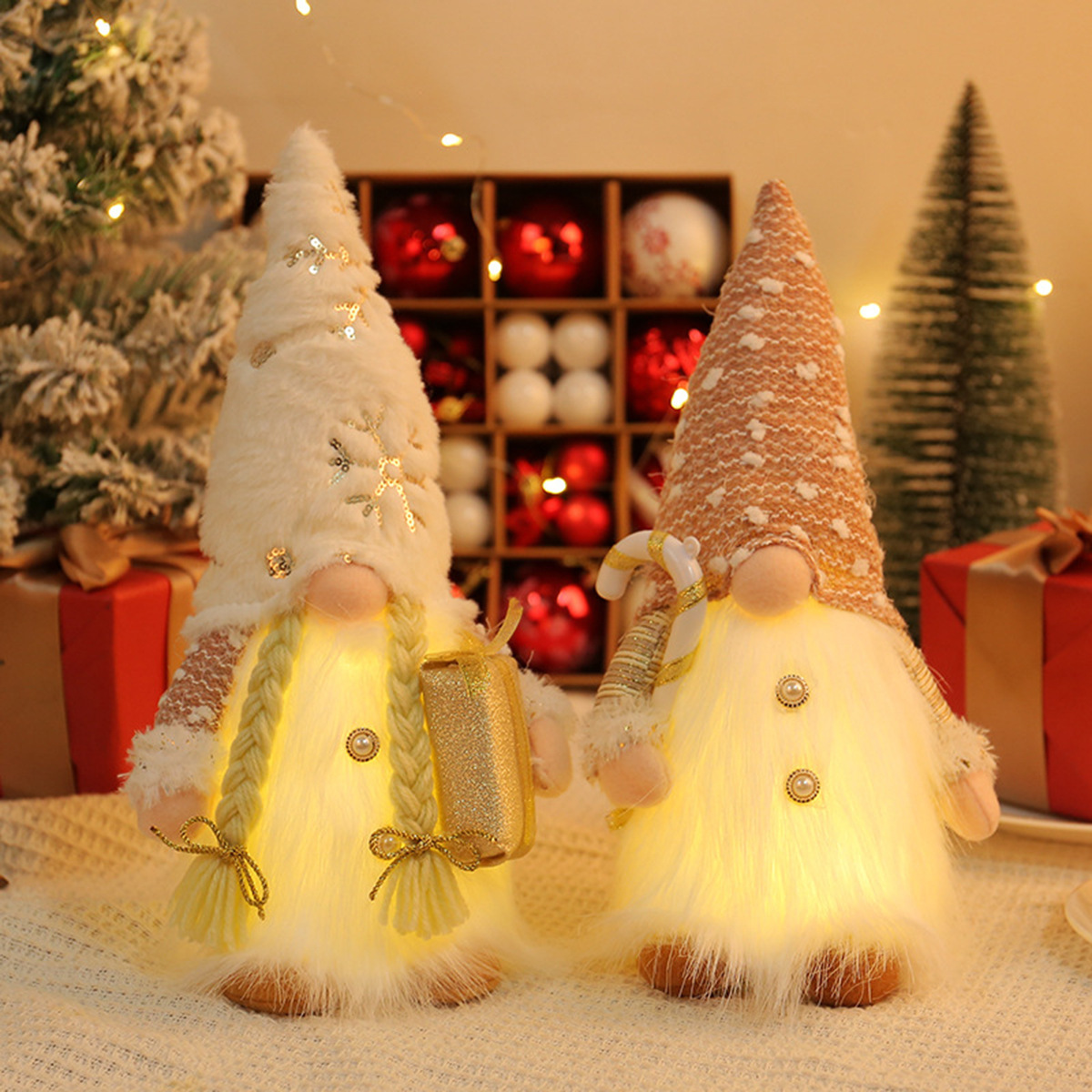 🔥Adorable Gnome Decorations with light