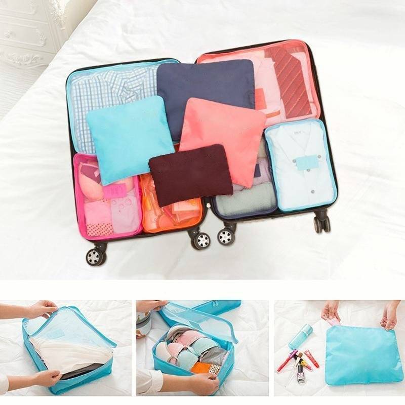 🎁Portable Luggage Packing Cubes - 6 Pieces ✈ Buy 2 Free Shipping🚗
