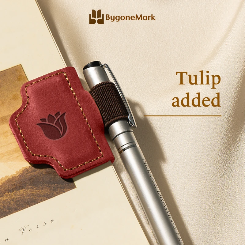 🔥Last Day Promotion 50% OFF🔥Personalized Magnetic Leather Pen Holder Bookmark