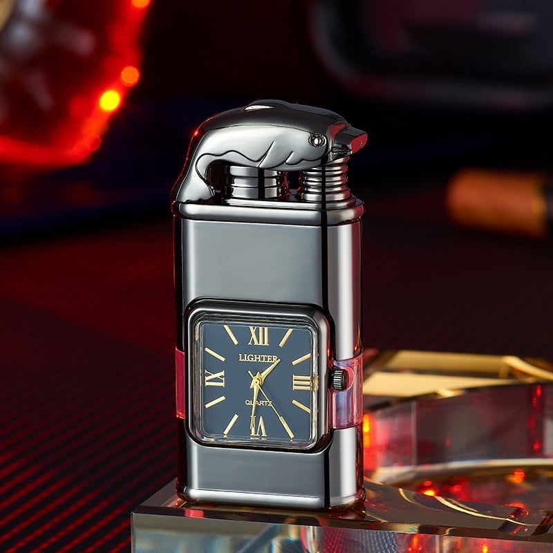 🔥Last Day 50% OFF -Windproof Lighter Vintage Watch Bezel -- Jet flame Torch