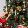 🍂TikTok Fall Sale — Last Day 70% OFF🎉Christmas Tree Led Candles with Clear Crystal Ball Hook🎄
