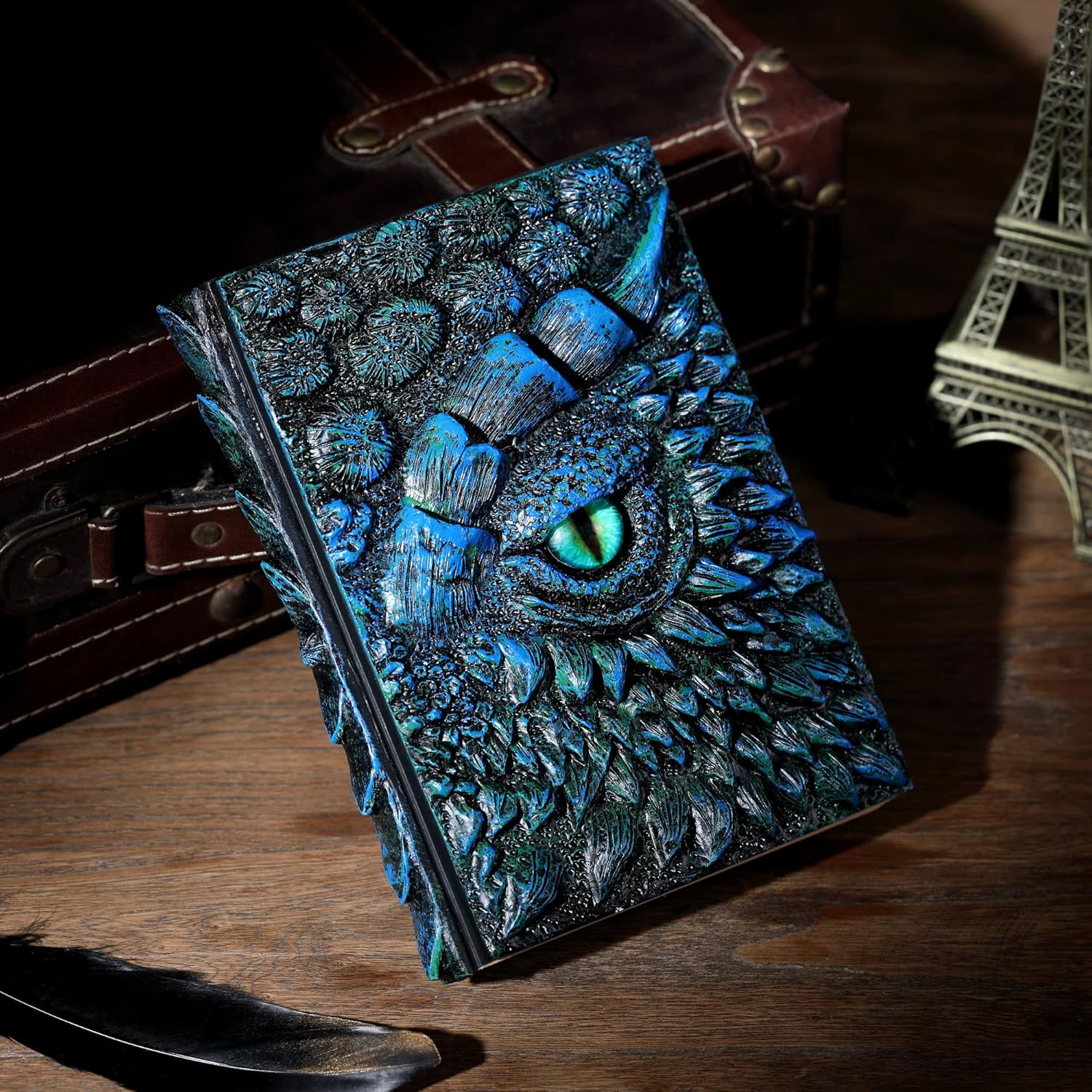 🐉3D Dragon Eye Embossed Journal