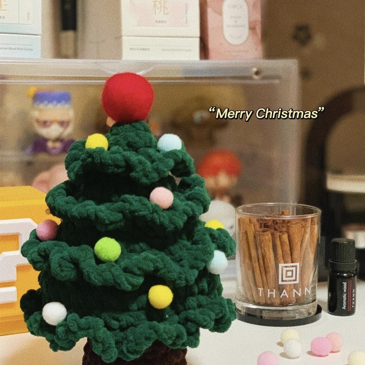 🎄TikTok Christmas Sale -70% OFF✨Handmade Crochet Christmas Tree – DIY Kit & Finished Piece