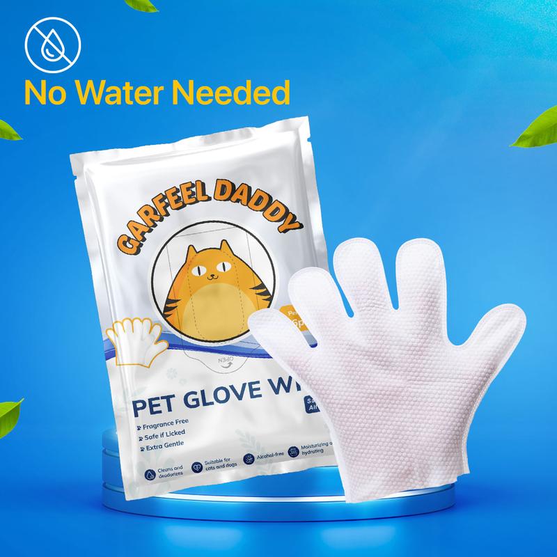 Odor-Removing Pet Grooming Gloves