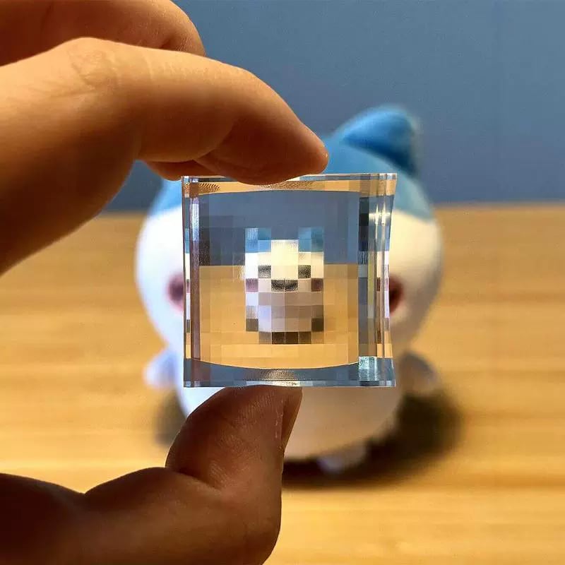 🎁TikTok Last Day Sale - 70% OFF⭐Crystal Pixel Filter Stone Keychain: A Pocket - sized Photo Enhancer🌈