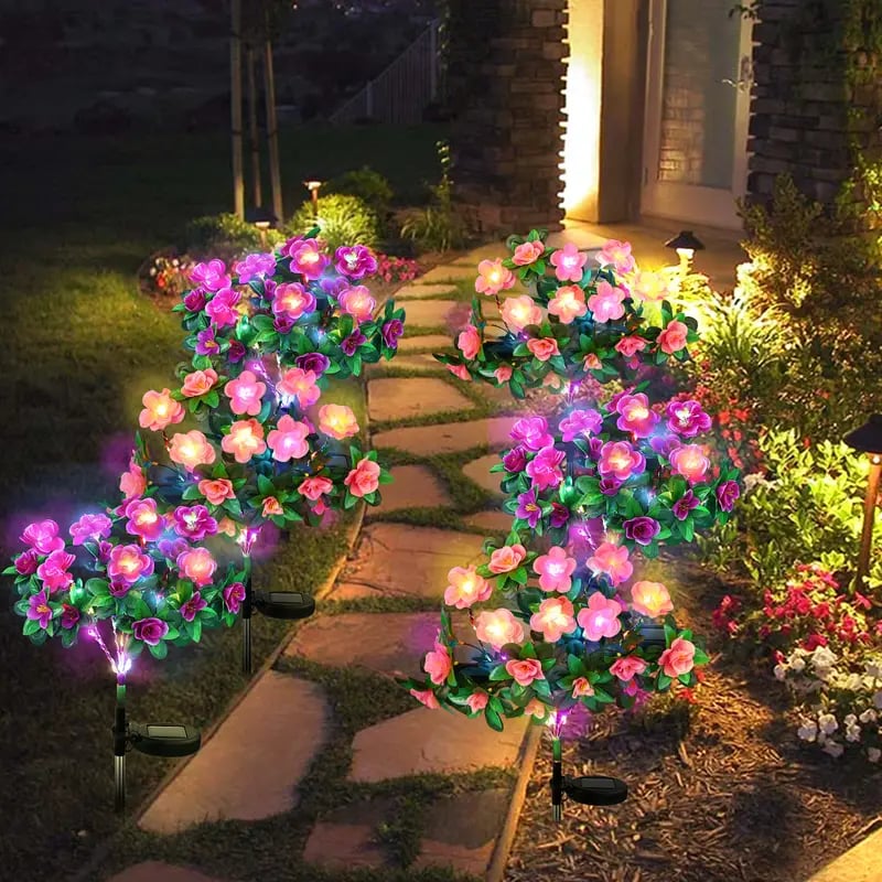 🔥Last Day 70% OFF- 🌺Solar fluorescent garden light