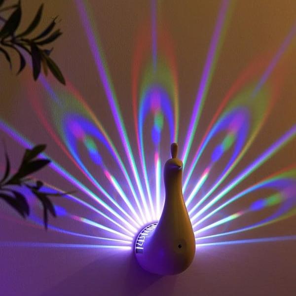 🦚✨Peacock Projector Lamp