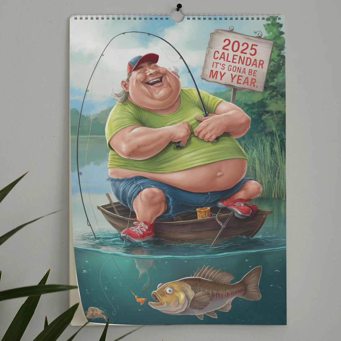 🔥Pre-sale 60% OFF🔥Funny Fishing Calendar 2025