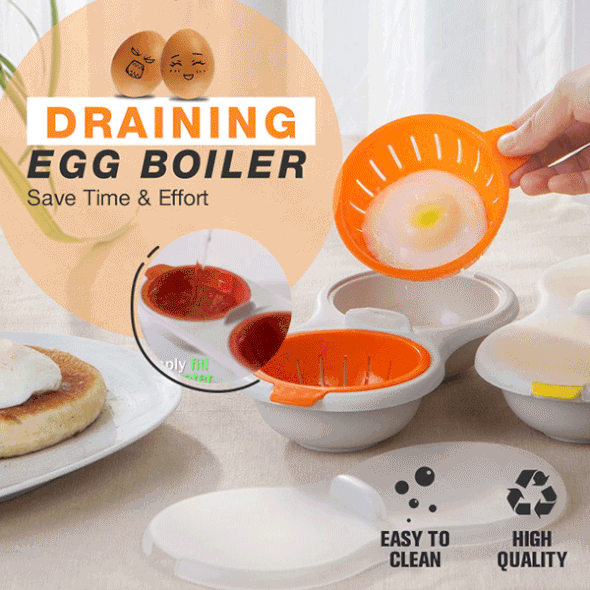🎄Christmas Deals-49% OFF🎁Edible Silicone Drain Egg Boiler Set, Buy 2 Free Shipping