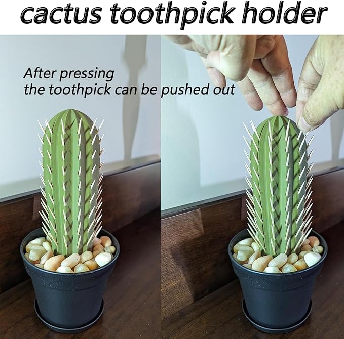 🔥Last Day Promotion - 60% OFF🎁Cactus Toothpick Holder- Toothpick Dispenser