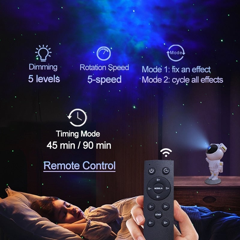 🎁Astronaut Star Galaxy Projector Light - With Timer and Remote (🔥 BUY 2 GET FREE SHIPPING🔥)