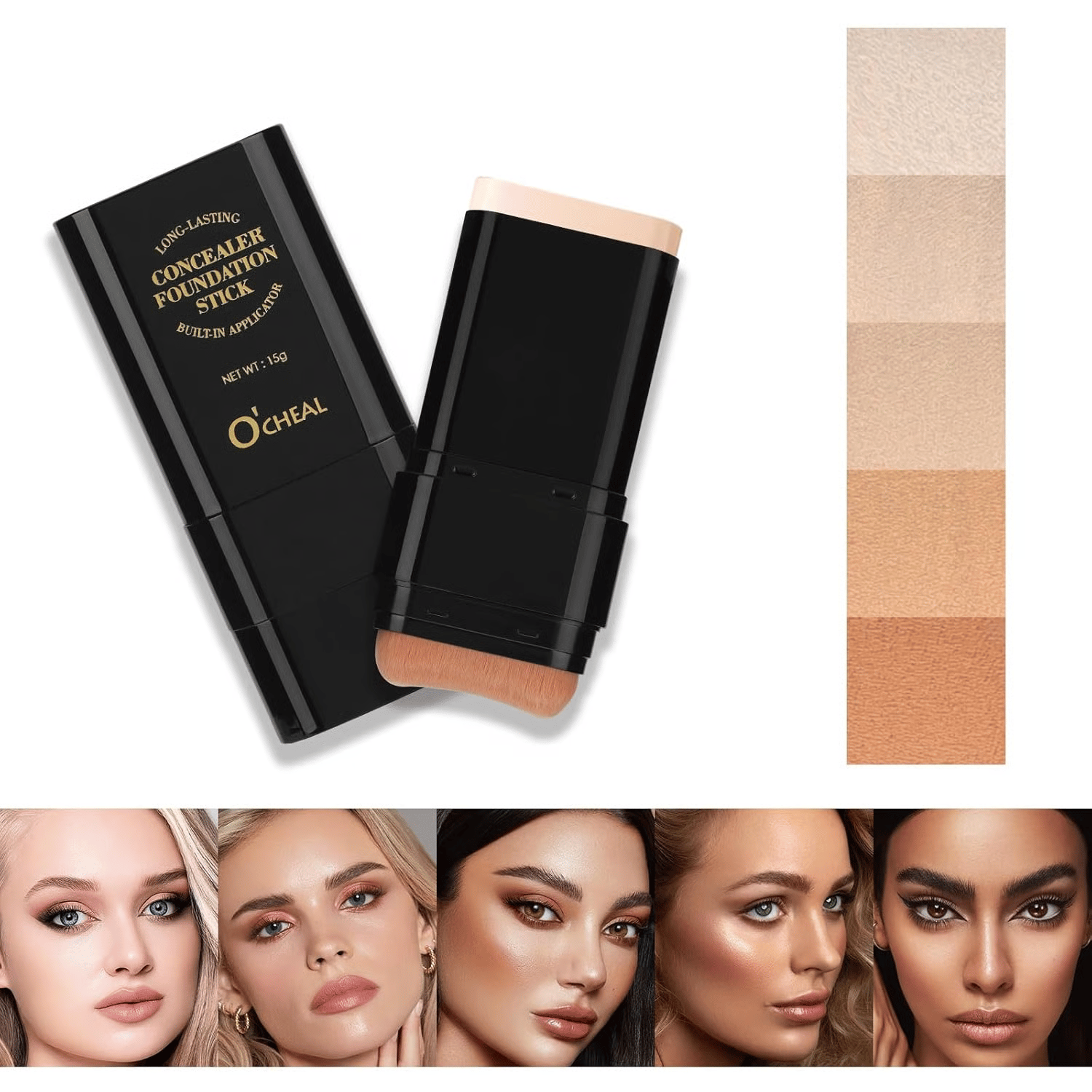 🎁TikTok Last Day Sale - 70% OFF🎉Lightweight Contour & Concealer Stick – 💖Long-Lasting, Brightening Finish