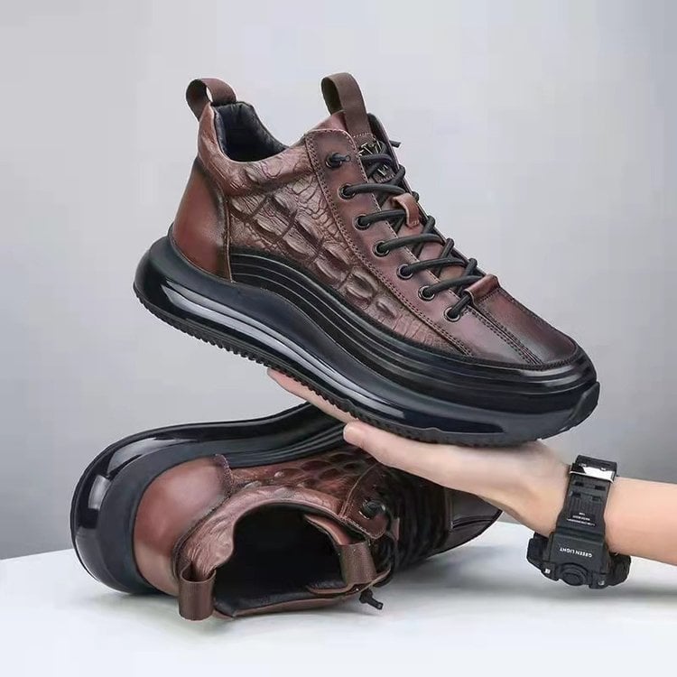 🥾Men's Casual Air Cushioned PU Shoes!! --🎉FREE SHIPPING NOW