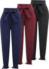 GRACE KARIN Womens Casual High Waist Pencil Pants with Bow-Knot Pockets for Work