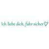 ✨1 KAUFEN, 1 GRATIS💓 „Ich liebe dich, fahr vorsichtig“-Aufkleber (4 Stück)