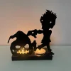 Funny Shadow Stand - Halloween Metal Candle Holder