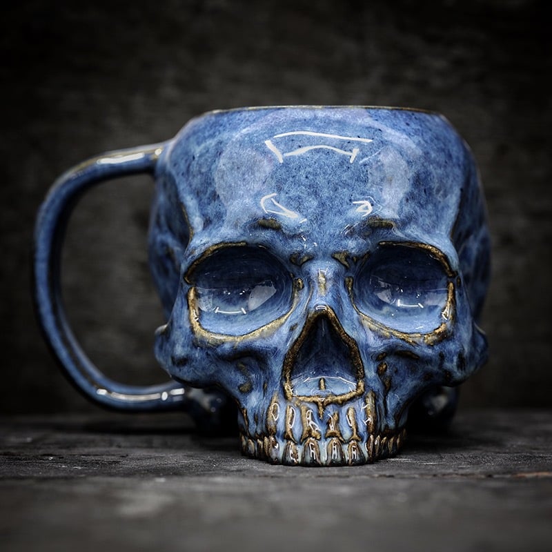 Ghost Gothic Skull Mug