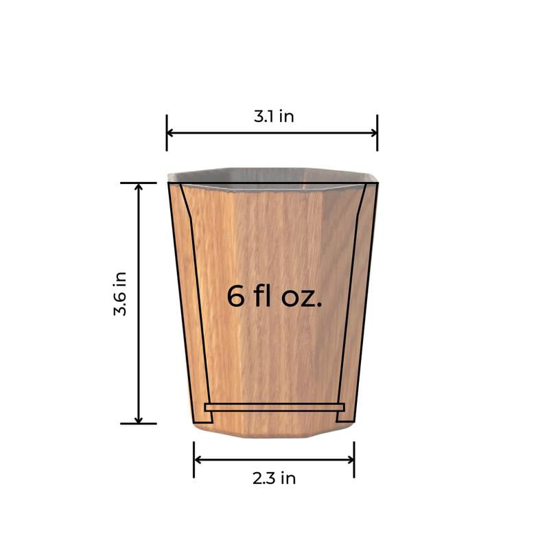 🔥Last Day 70% OFF🎁Whiskey Grail - Handmade Charred Oak Bourbon Glass: Experience The Barrel Aged Flavor