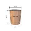 🔥Last Day 70% OFF🎁Whiskey Grail - Handmade Charred Oak Bourbon Glass: Experience The Barrel Aged Flavor