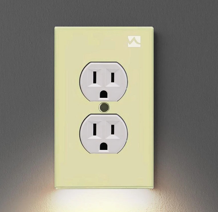 Christmas Sale-OUTLET WALL PLATE WITH LED NIGHT LIGHTS[UL FCC CSA CERTIFIED]