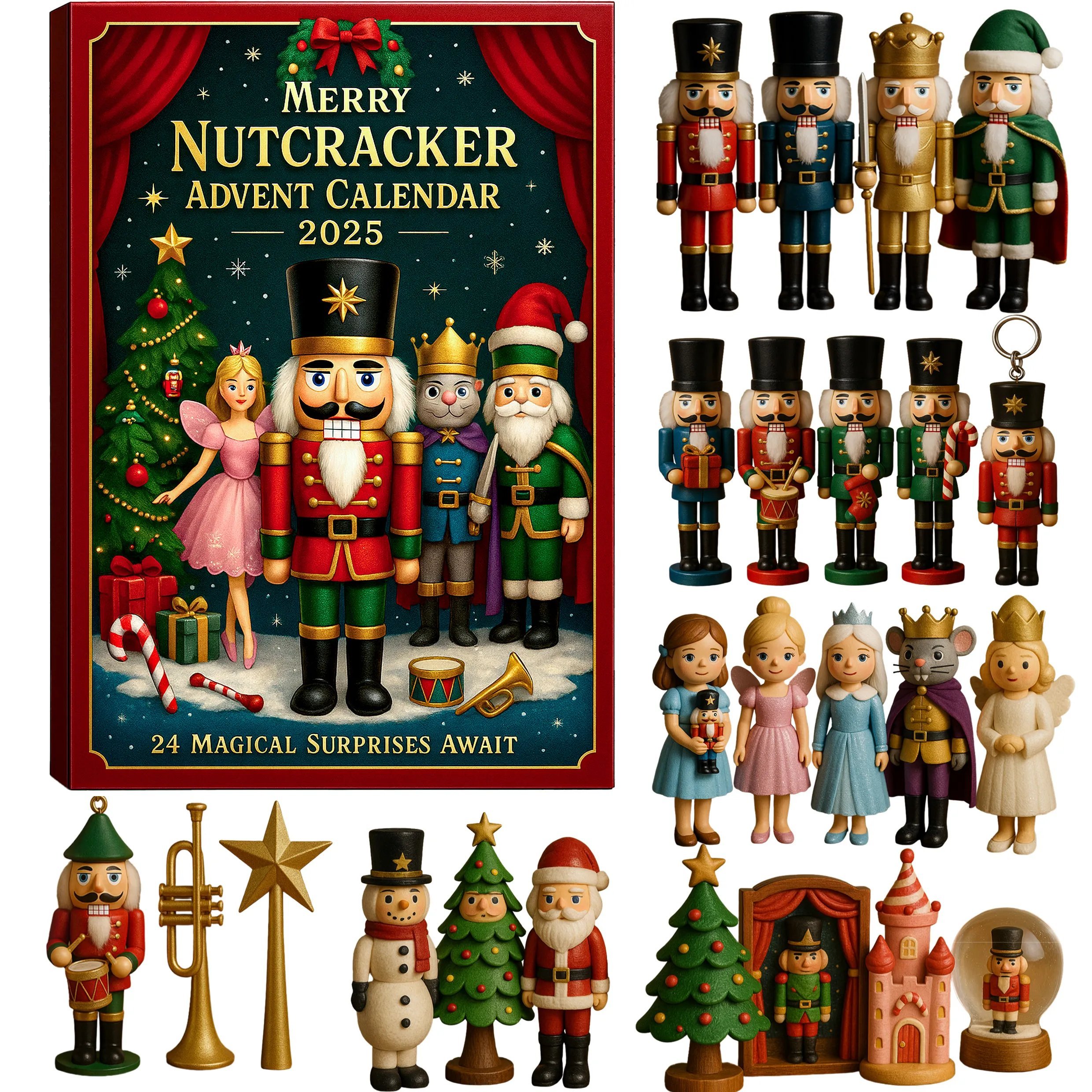 🔥Last Day 50% OFF -🎄Merry Nutcracker Advent Calendar 2025