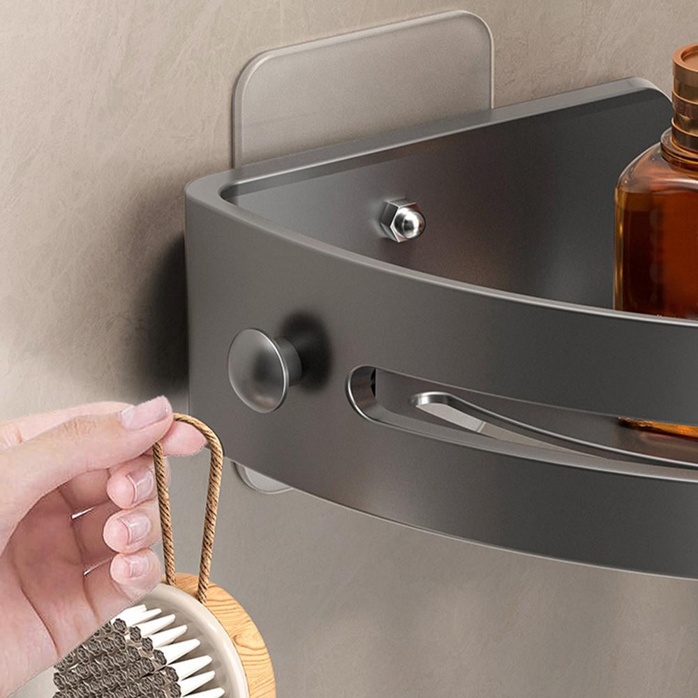 🔥Kaufe 3 Erhalte 1🚿Dreiecksregal fürs Badezimmer(Bohrfreie Saugnäpfe)