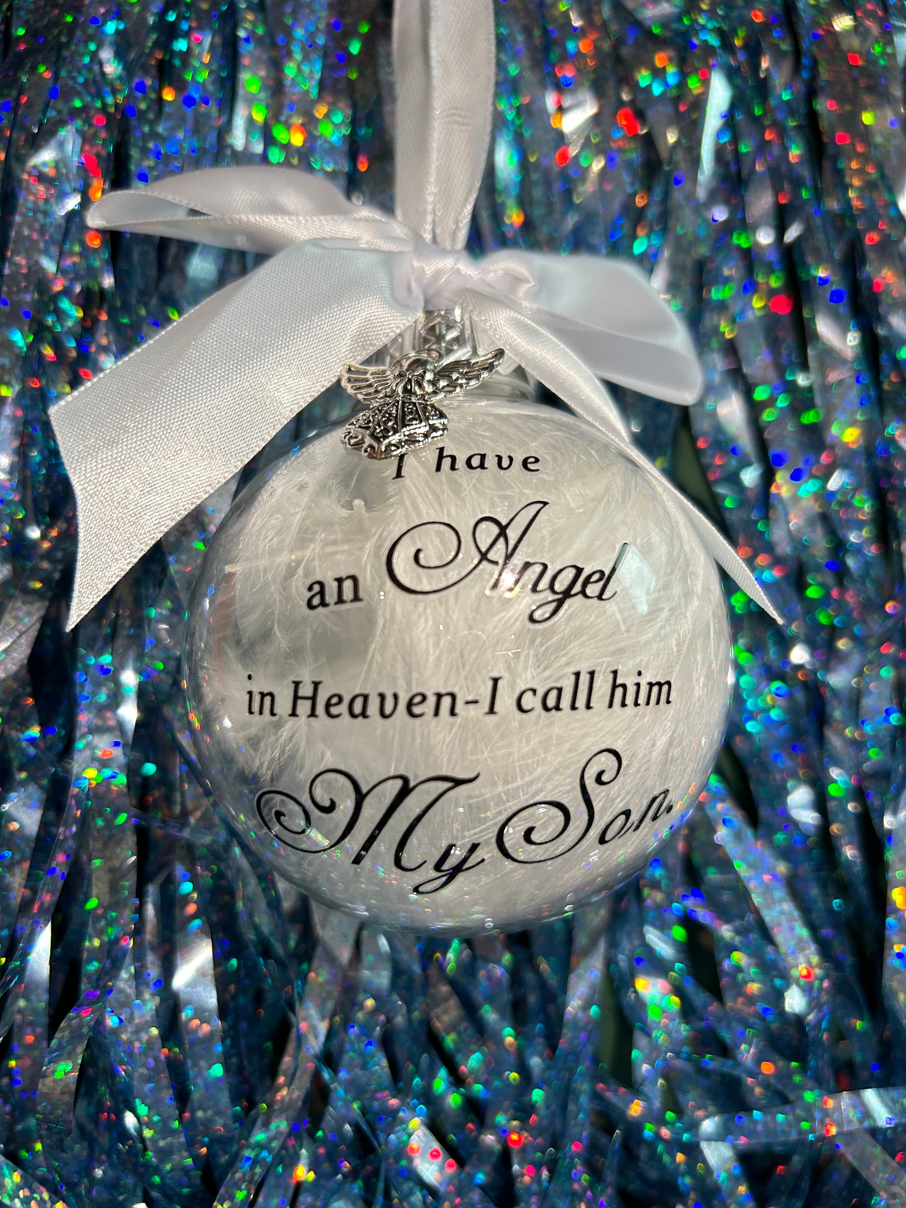 It's all handmade - Angel In Heaven Memorial Ornament